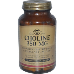 Solgar Choline 350mg 100 Κάψουλες