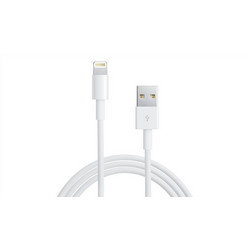 ios7 compatible Καλώδιο Lightning USB για iPhone 5S/ 5C /5 /iPad mini /iPad 4 Cable 1m - White