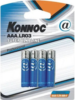 Konnoc Super Alkaline AAA 4τμχ