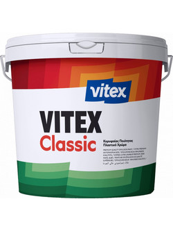 Vitex Classic 55 Πλαστικό Χρώμα Εσωτερικού Χώρου Μαύρο 3lt