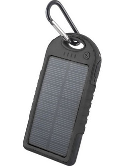 Forever PB-016 Ηλιακό Power Bank 5000mAh Black