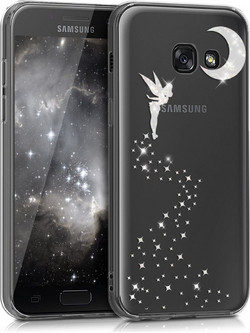 KW Back Cover Fairy Glitter Silver Transparent (Galaxy A3 2017)