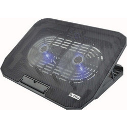 Q-Tech NCQ-40 Cooling Pad για Laptop έως 15.6" με 2 Ανεμιστήρες