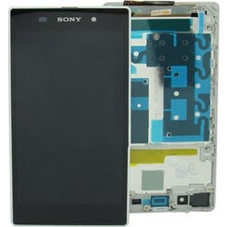 Sony Xperia Z1 L39H Complete LCD with frame in white