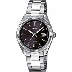 Casio Γυναικείο Ρολόι με Ασημί Μεταλλικό Μπρασελέ LTP-1302PD-1A1VEF