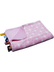 Snoozebaby Diamond Κουβέρτα Αγκαλιάς Βελουτέ 75x100 2906 Ροζ