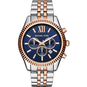 Michael Kors Ανδρικό Ρολόι Χρονογράφος με Ασημί Μεταλλικό Μπρασελέ MK8412 Michael Kors Ανδρικό Ρολόι Χρονογράφος με Ασημί Μεταλλικό Μπρασελέ MK8412