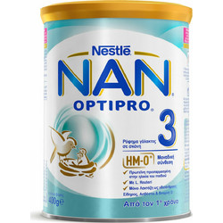 Nestle Nan 3 Optipro Βρεφικό Γάλα Σκόνη 12m+ 400gr