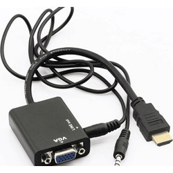 AMF Μετατροπέας καλώδιο HDMI to VGA adapter, with AUDIO Port