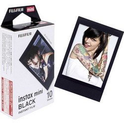 Fujifilm Color Instax Mini Film Black Frame (10 Exposures)