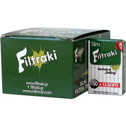 Filtraki Φιλτράκια MAXI Slim 162τεμ. Συσκευασία με 18τεμ