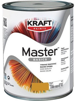 Kraft Paints Master Basics Πλαστικό Χρώμα Εσωτερικού Χώρου Ώχρα 3lt