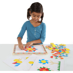 Melissa & Doug Magnetic Pattern Block Set 13590