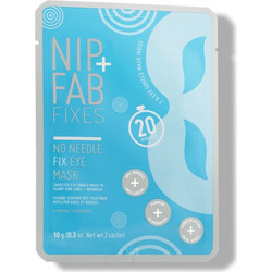 Nip + Fab No Needle Fix Sheet Μάσκα Ματιών για Αντιγήρανση & Λάμψη με Υαλουρονικό & Κολλαγόνο 10gr