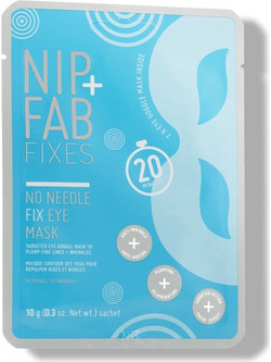 Nip + Fab No Needle Fix Sheet Μάσκα Ματιών για Αντιγήρανση & Λάμψη με Υαλουρονικό & Κολλαγόνο 10gr