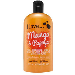 I Love Bubble Mango & Papaya Bath & Shower Cream Αφρόλουτρο σε Gel 500ml