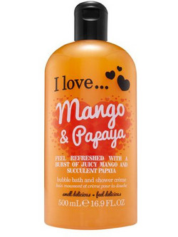 I Love Bubble Mango & Papaya Bath & Shower Cream Αφρόλουτρο σε Gel 500ml