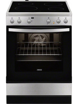 Zanussi ZCV65020XA Κουζίνα Ηλεκτρική 72lt με Κεραμικές Εστίες 59.6cm