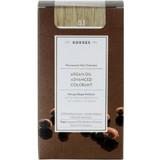 Korres Argan Oil Advanced Colorant 8.1 Ξανθό Ανοιχτό Σαντρέ Μόνιμη Βαφή Μαλλιών Χωρίς Αμμωνία 50ml