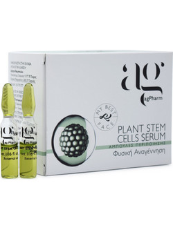 AG Pharm Plant Stem Cells Αντιγηραντικό Ενυδατικό Serum Προσώπου με Εκχύλισμα Σαλιγκαριού 2ml