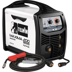 Telwin Maxima 200 Ηλεκτροκόλληση Inverter MMA / MIG / MAG / TIG 170A 20%