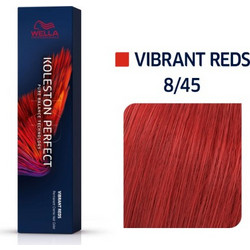 Wella Koleston Perfect Me+ Vibrant Reds 8/45 Ξανθό Ανοιχτό Κόκκινο Μαονί Μόνιμη Βαφή Μαλλιών 60ml
