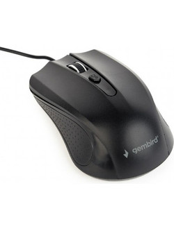 Gembird MUS-4B-01 Ενσύρματο Ποντίκι Black