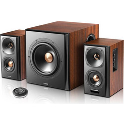 Edifier S360DB Ασύρματα Ηχεία Υπολογιστή 2.1 80W με Bluetooth Black Brown
