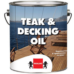 Berling Teak & Decking Λάδι Εμποτισμού Ξύλου Έτοιμο προς Χρήση 0.75lt