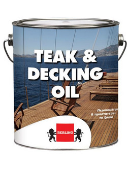 Berling Teak & Decking Λάδι Εμποτισμού Ξύλου Έτοιμο προς Χρήση 0.75lt
