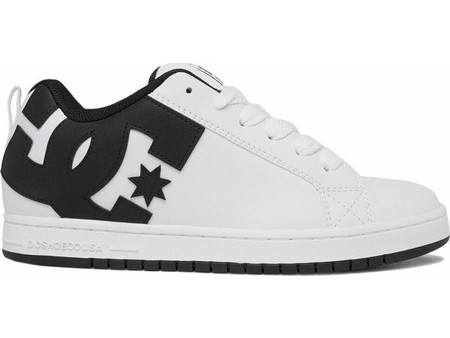DC Court Graffik Ανδρικά Sneakers Λευκά 300529-WLK