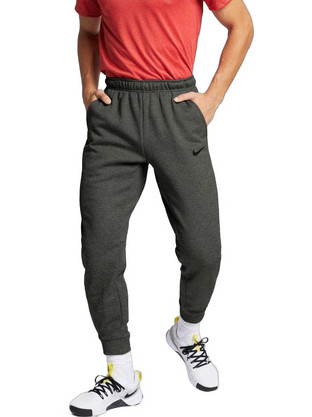 Nike Therma Tapered Ανδρικό Παντελόνι Φόρμας με Λάστιχο Χακί 932255-356