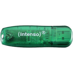 Intenso Rainbow Line 8GB USB Stick 2.0 με USB-A Πράσινο