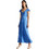 Ted Baker Noemi Midi Καλοκαιρινό Φόρεμα για Γάμο / Βάπτιση Γαλάζιο 259734