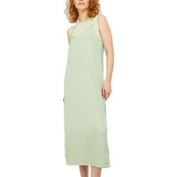 Jack & Jones Cleo Midi Καλοκαιρινό Καθημερινό Φόρεμα Σατέν Lime 12200167