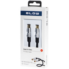 Blow Καλώδιο Κεραίας Coax Male to Coax Female 1m Black DM-340