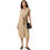 Vero Moda Midi Καλοκαιρινό Καθημερινό Φόρεμα Μπεζ 10282532