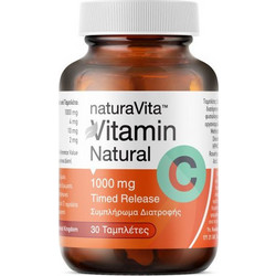 Natura Vita Vitamin C Natural 30 Ταμπλέτες