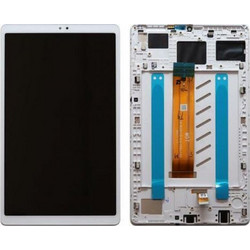 Samsung GH81-20639A Αυθεντική Οθόνη Silver με Μηχανισμό Αφής για Galaxy Tab A7 Lite