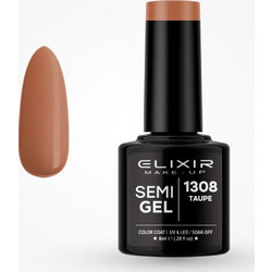 Elixir Semigel 1308 Ημιμόνιμο Βερνίκι Νυχιών 8ml