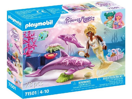 Playmobil Princess Magic Γοργόνα με Δελφίνια για 4-10 Ετών 71501