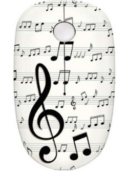 iTotal XL2446 Music Ασύρματο Ποντίκι White