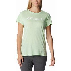 Columbia Trek SS Graphic Tee Γυναικείο Αθλητικό T-Shirt Lime 1992134-372