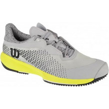 Wilson Kaos Swift 1.5 Ανδρικά Αθλητικά Παπούτσια για Τένις Γκρι Κίτρινα WRS332800