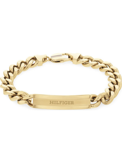 Tommy Hilfiger Ανδρικό Βραχιόλι Αλυσίδα από Ατσάλι Επιχρυσωμένο 2790580
