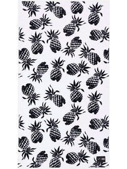 Slowtide Pineapps Πετσέτα Θαλάσσης Άσπρη 76.5x152.5cm STRP023