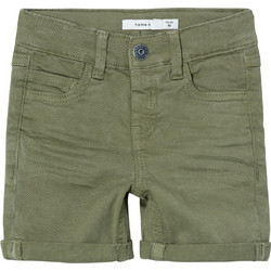 Name It Παιδικό Σορτς Chino Χακί 13226524