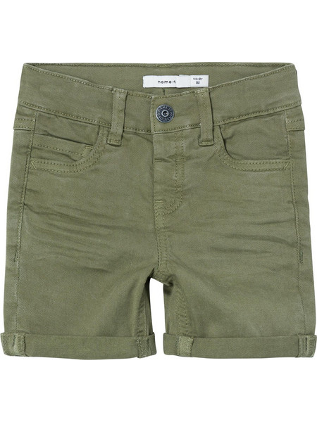 Name It Παιδικό Σορτς Chino Χακί 13226524