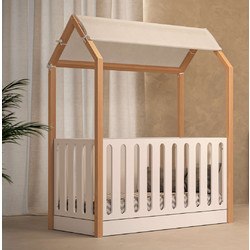 Casababy La Maison Πολυμορφική Κούνια για Στρώμα 70x140cm Natural White