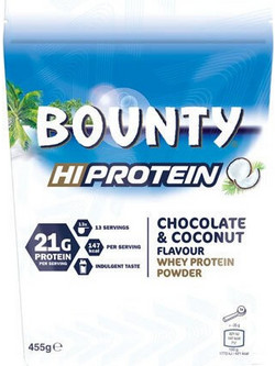 Bounty Hi Chocolate Coconut Πρωτεΐνη Ορού Γάλακτος 455gr